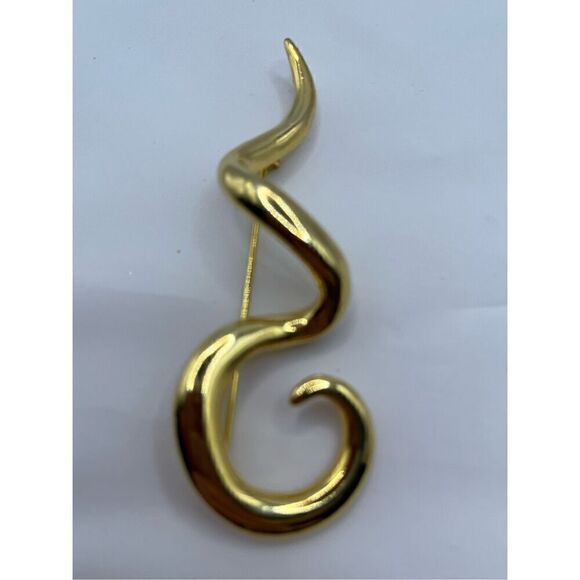 Lot of Four Vintage Goldtone Brooches - Picture 2 of 13